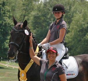 Congratulations to NAJYRC Team Bronze Medal winners Cameron and Don Giovanni with Amen Corner show coordinator Judi Dauterive
